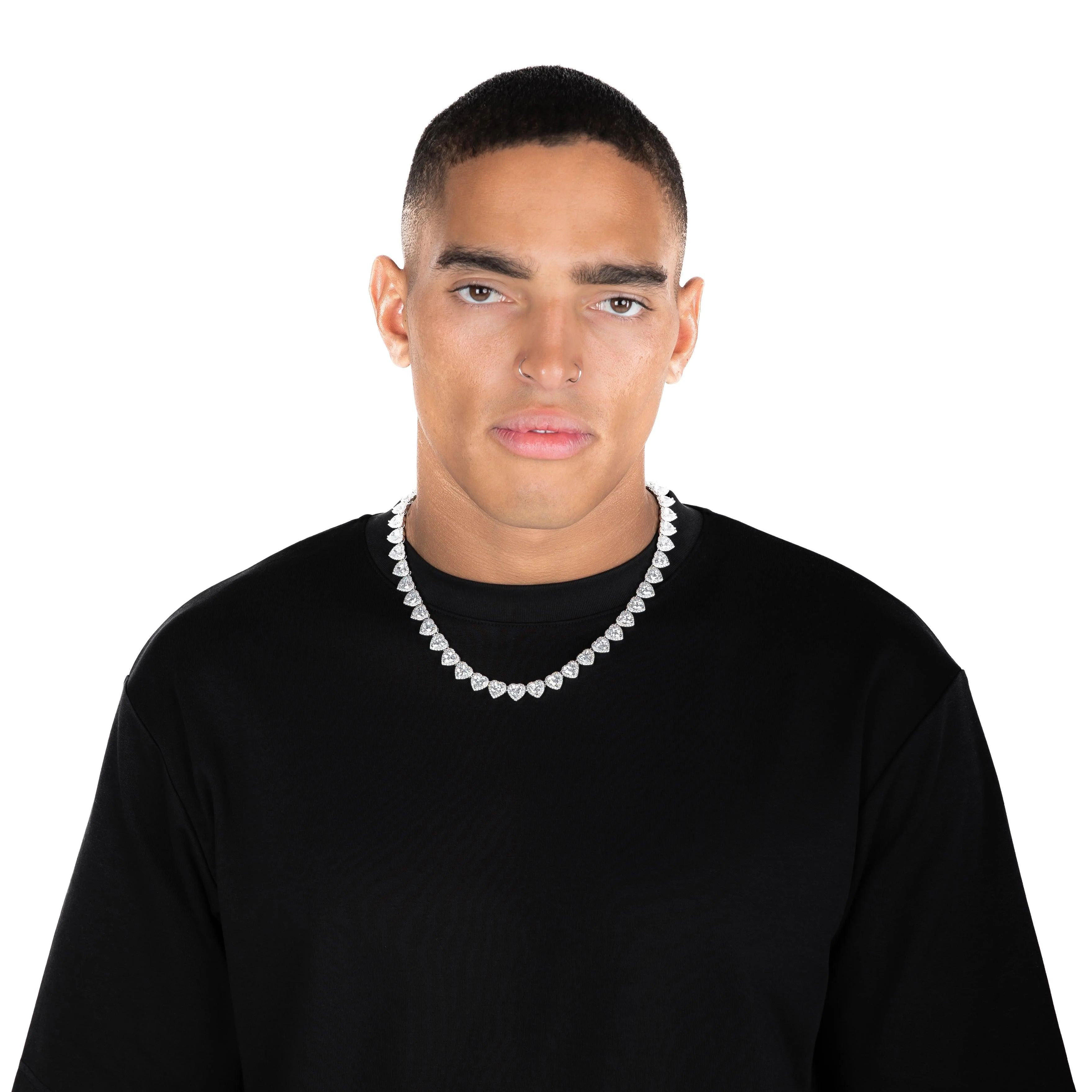 10mm Heart Tennis Chain - Image 3