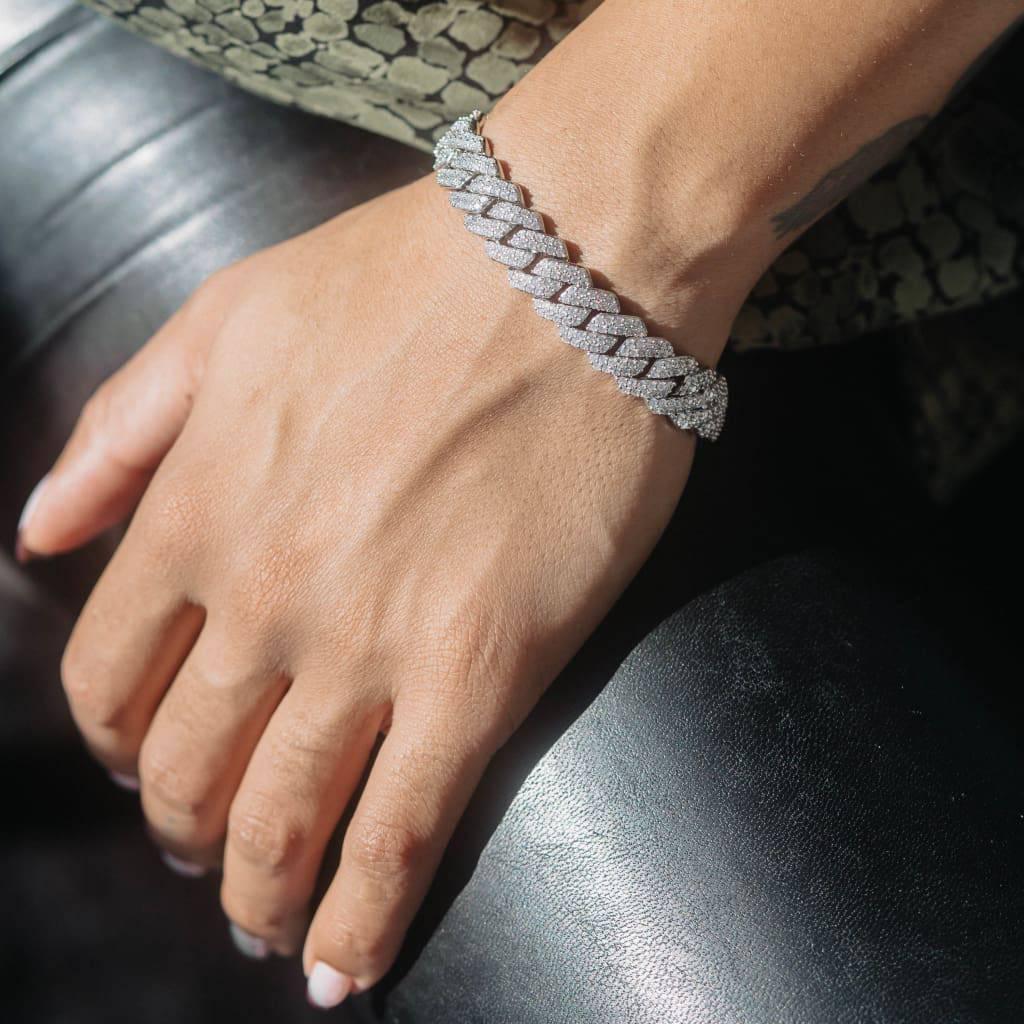 12mm Prong Cuban Bracelet - Image 3