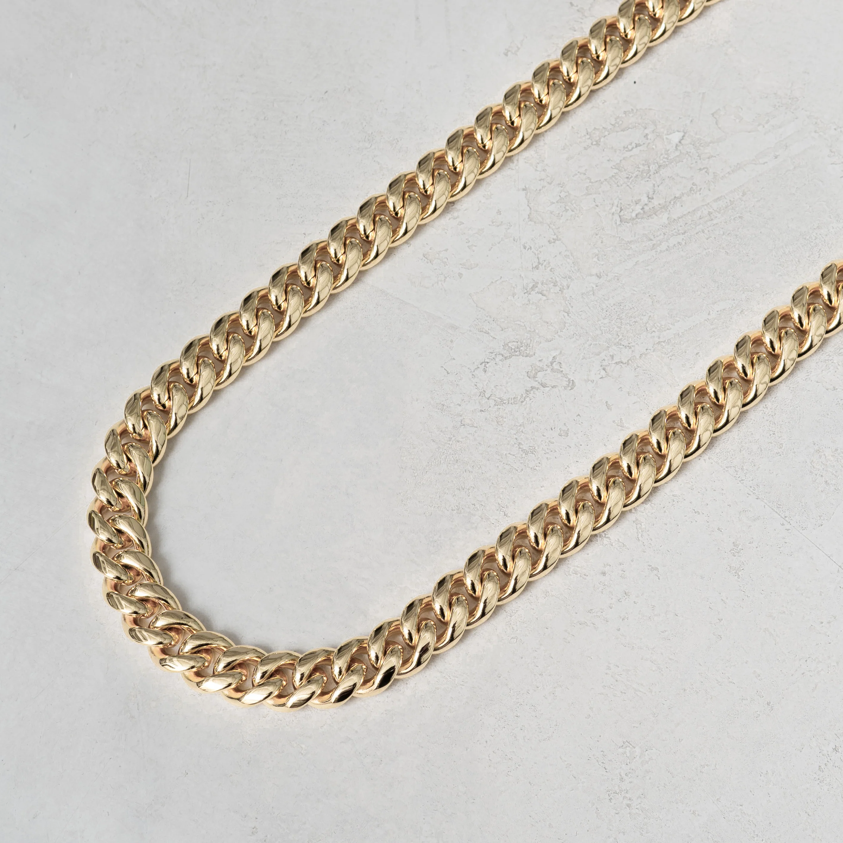 12mm Cuban Link Chain Gold - Image 8