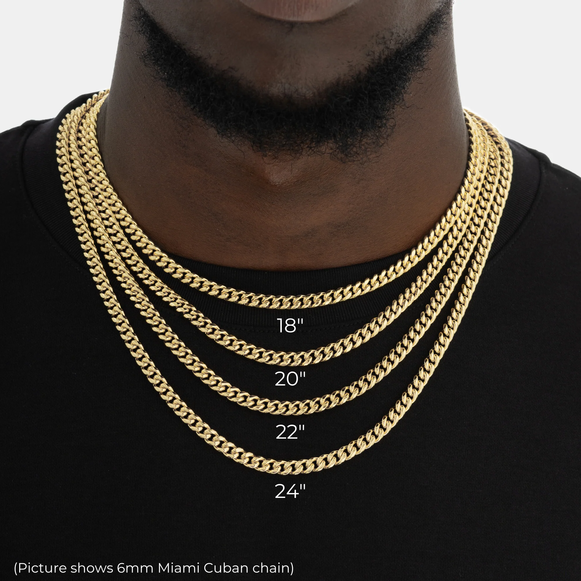 12mm Cuban Link Chain Gold - Image 7