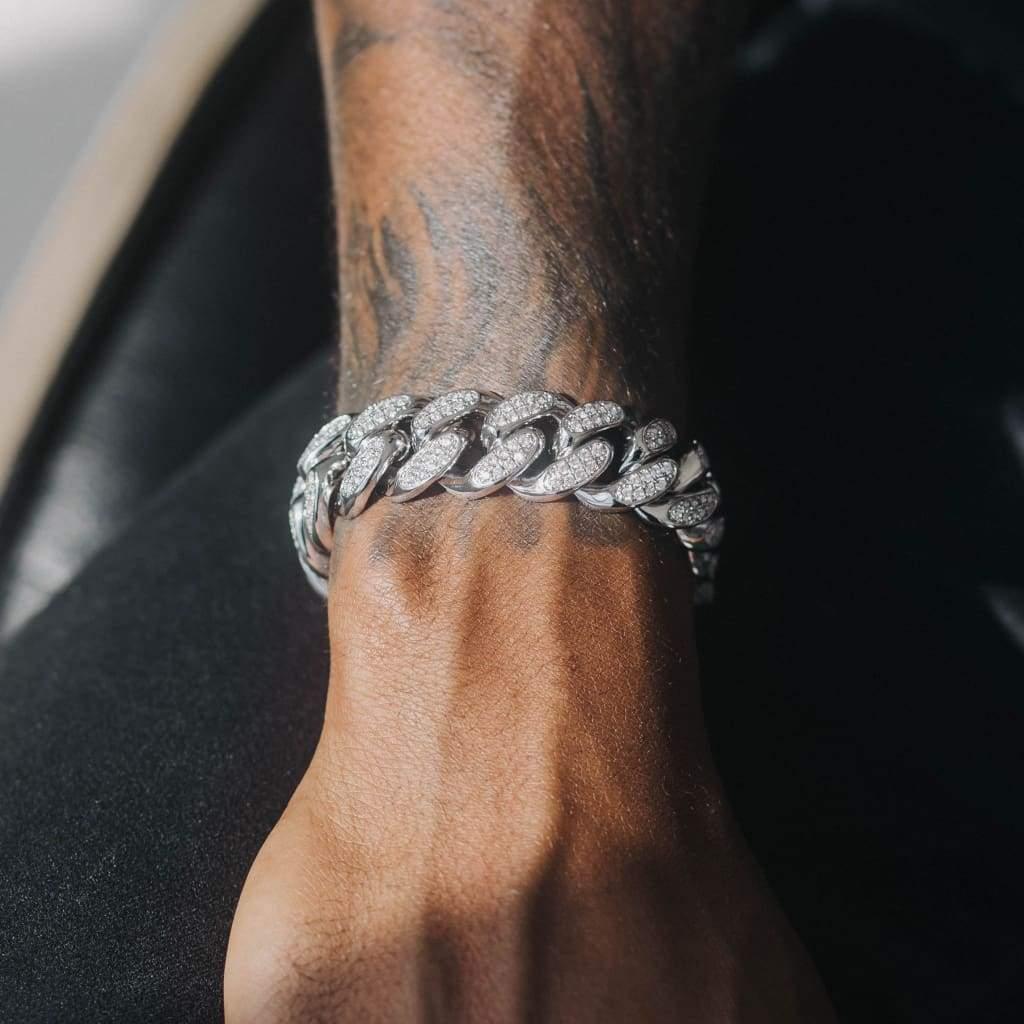 19mm Iced Cuban Bracelet - Image 3