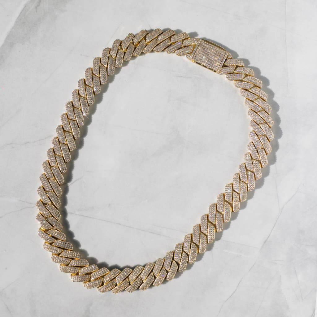 19mm Prong Cuban Chain Gold - Image 5