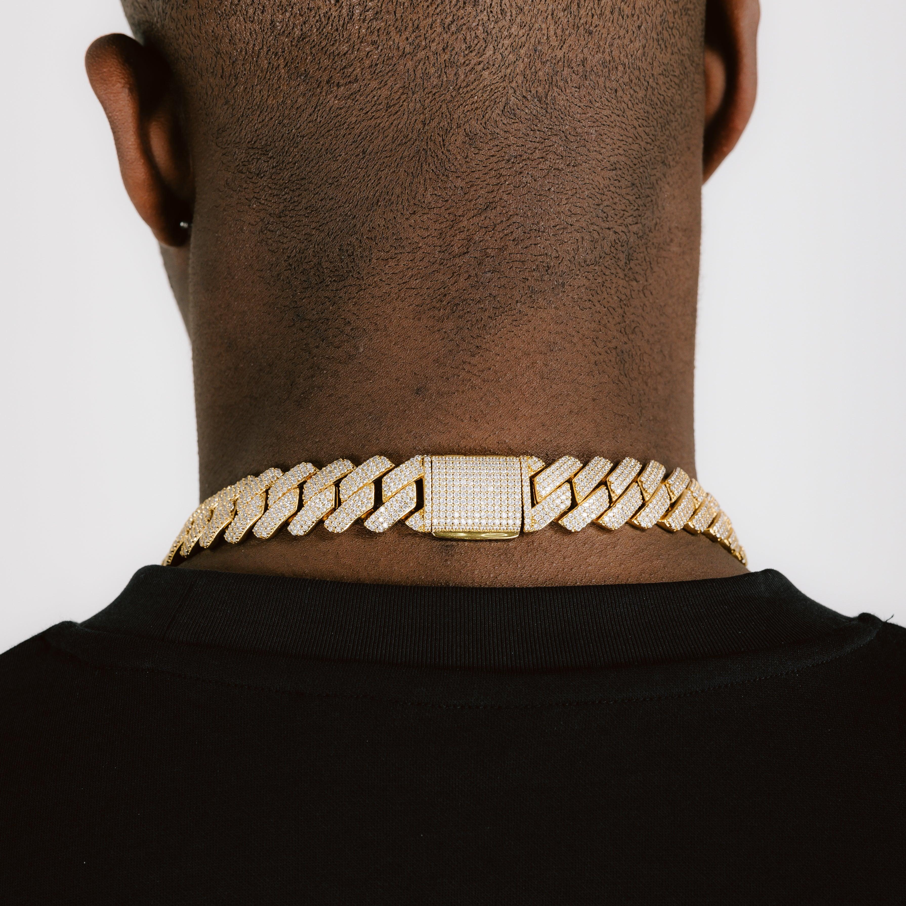 19mm Prong Cuban Chain Gold - Image 6