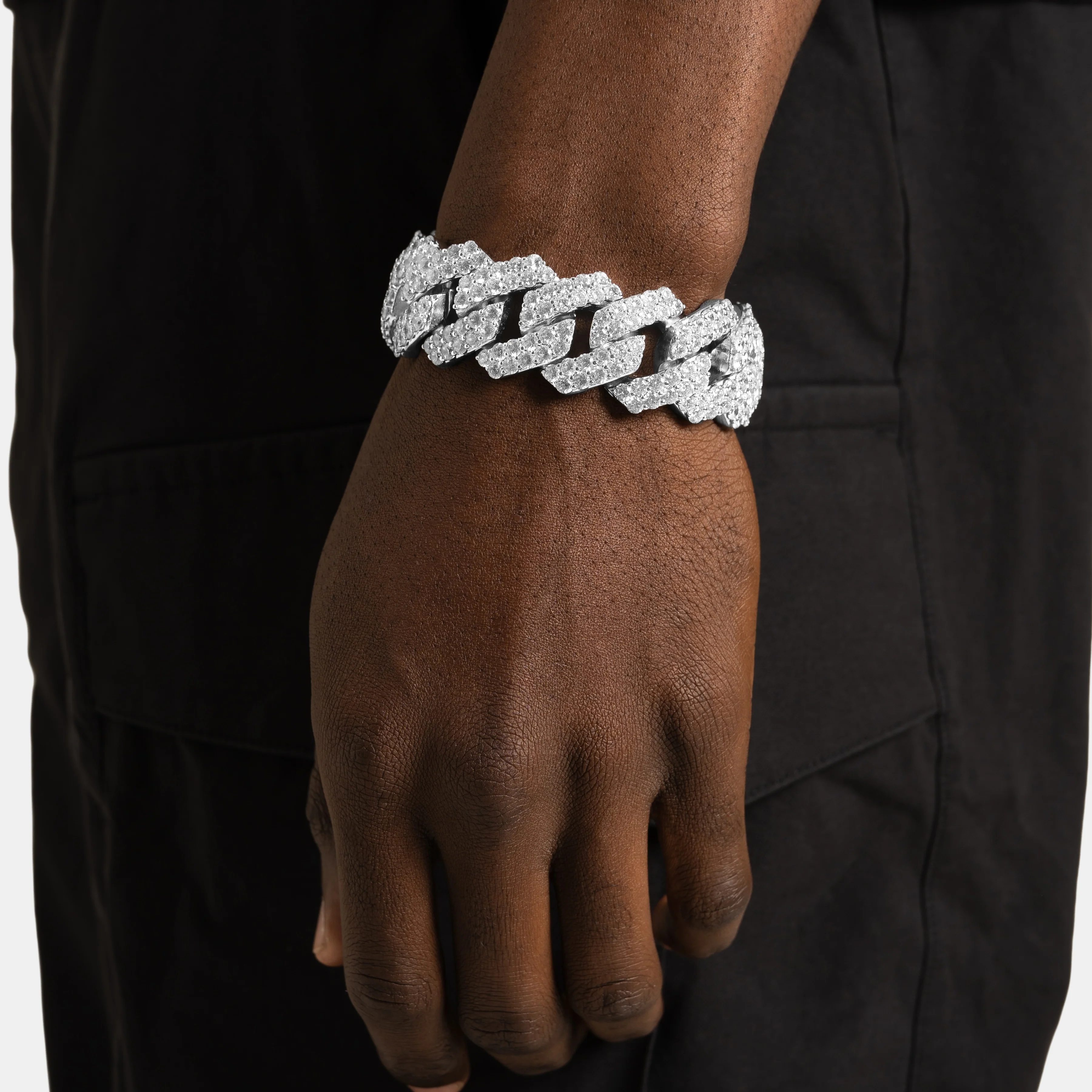 25mm Prong Cuban Bracelet