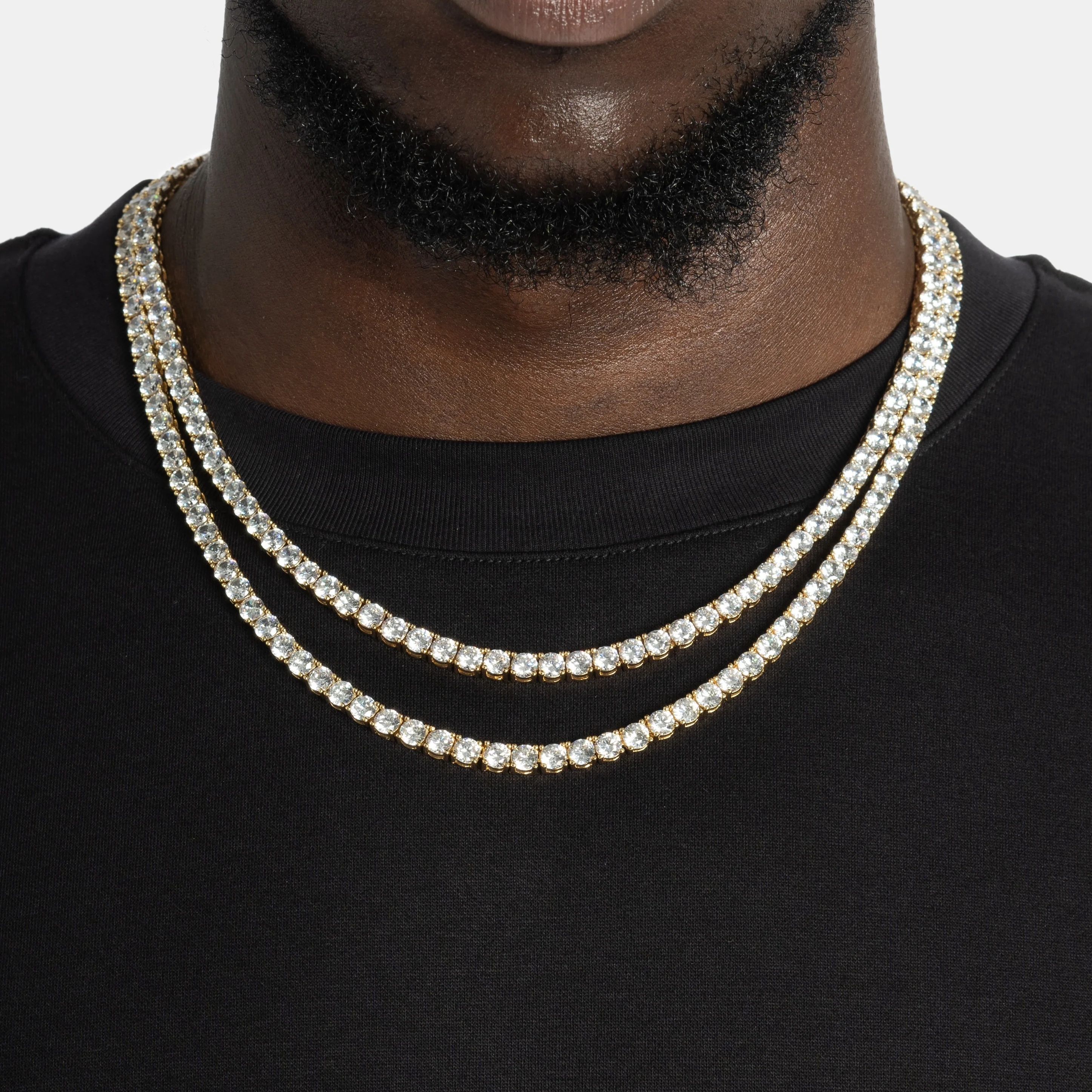 3 in 1 - 5mm Tennis Set Gold - Image 5