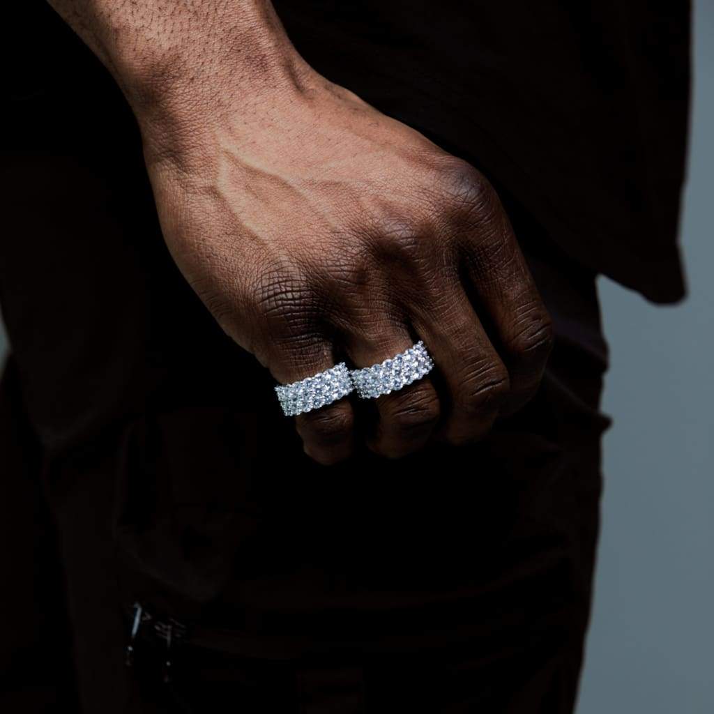 3 Row Eternity Ring - Image 2