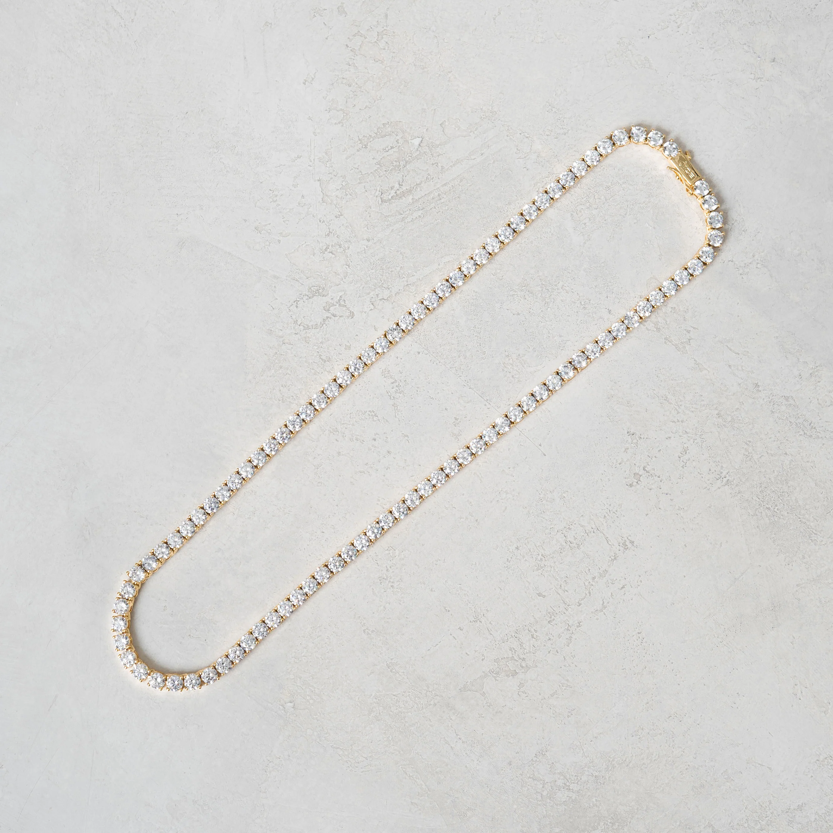 5mm Tennis Chain Gold - Image 7