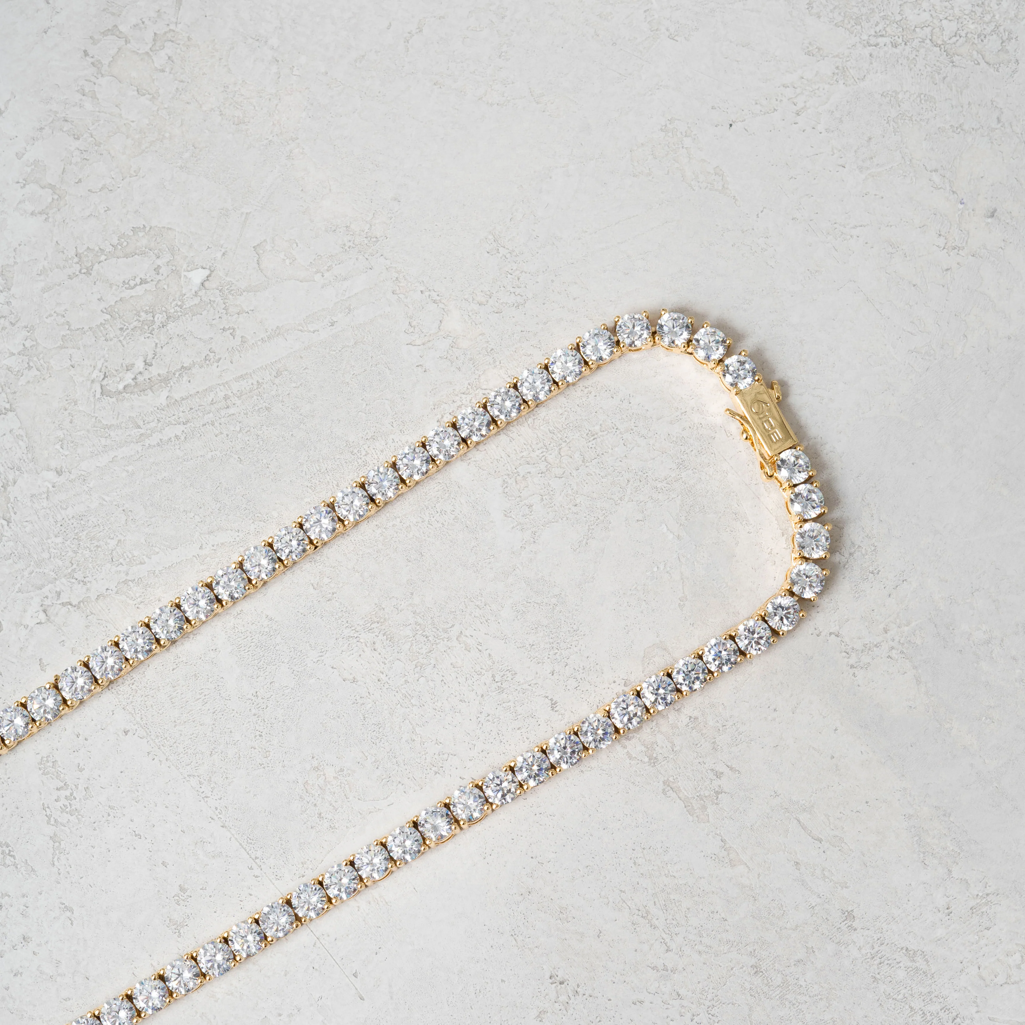 5mm Tennis Chain Gold - Image 6