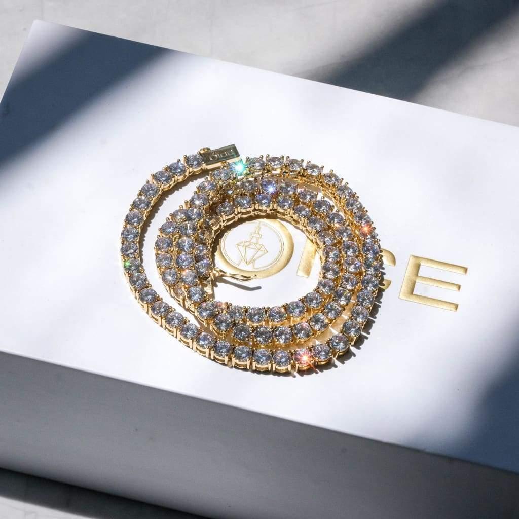5mm Tennis Chain Gold - Image 9