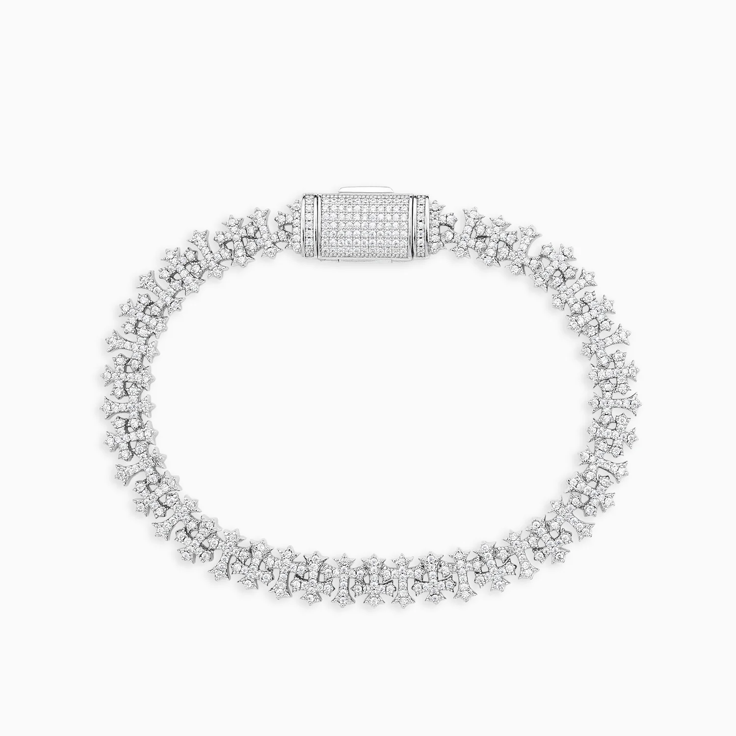 Iced Cross Pattern Bracelet - Image 2