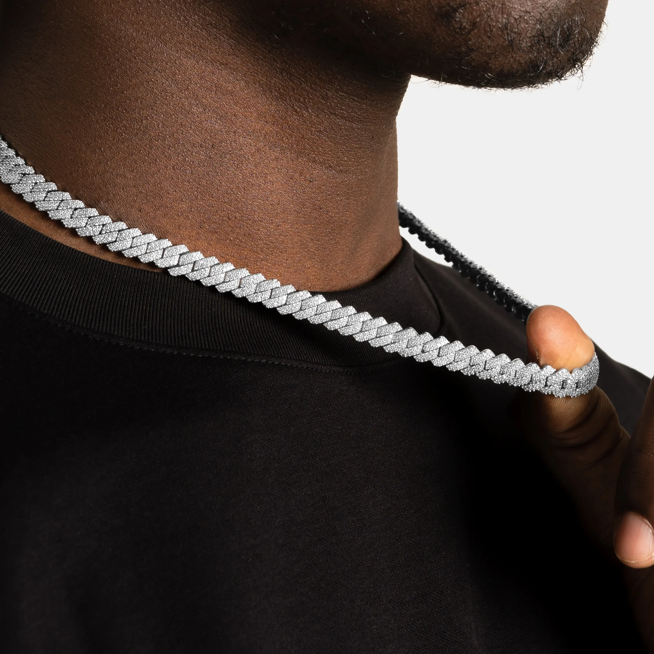 8mm Prong Cuban Chain - Image 3