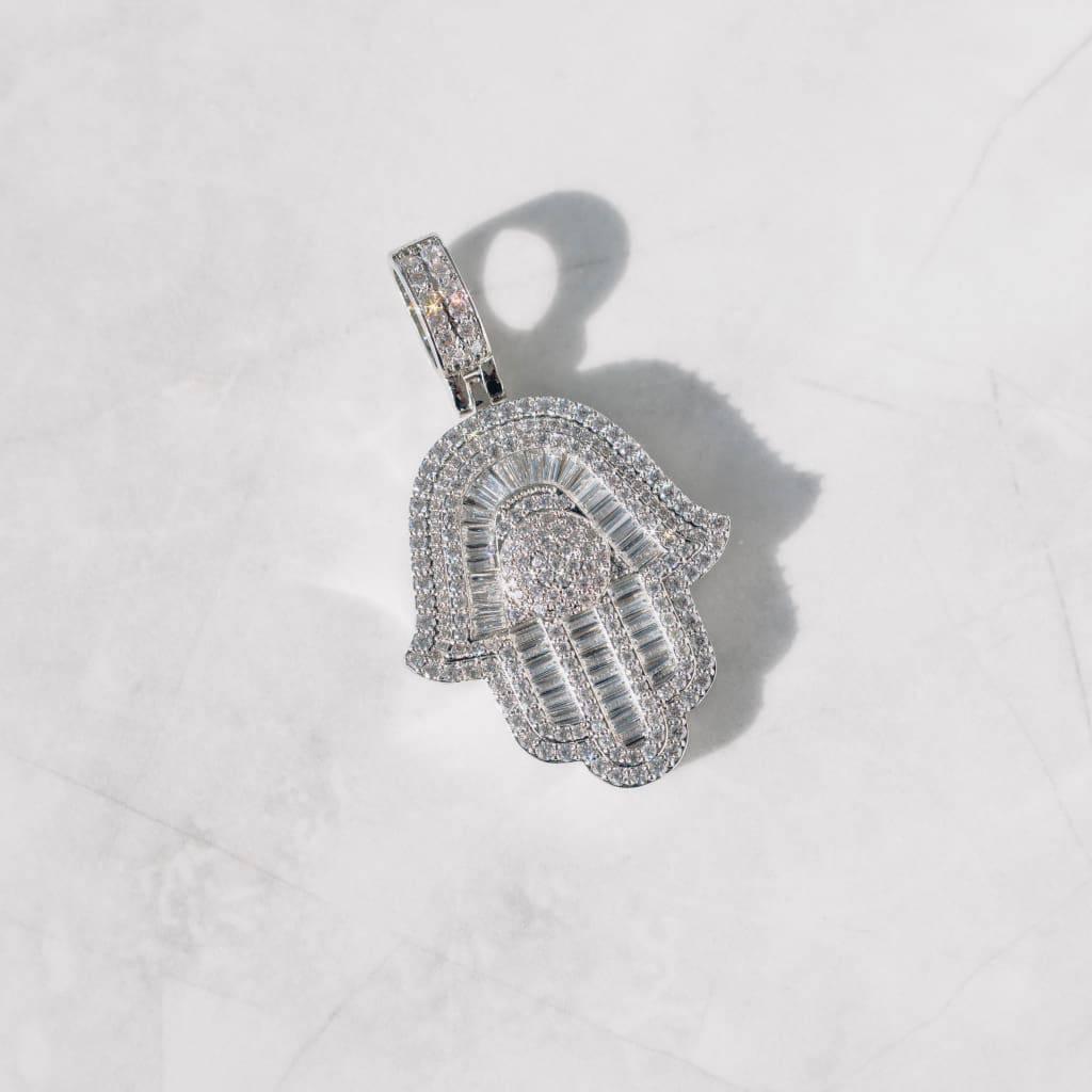 Baguette Hamsa Pendant - Image 4
