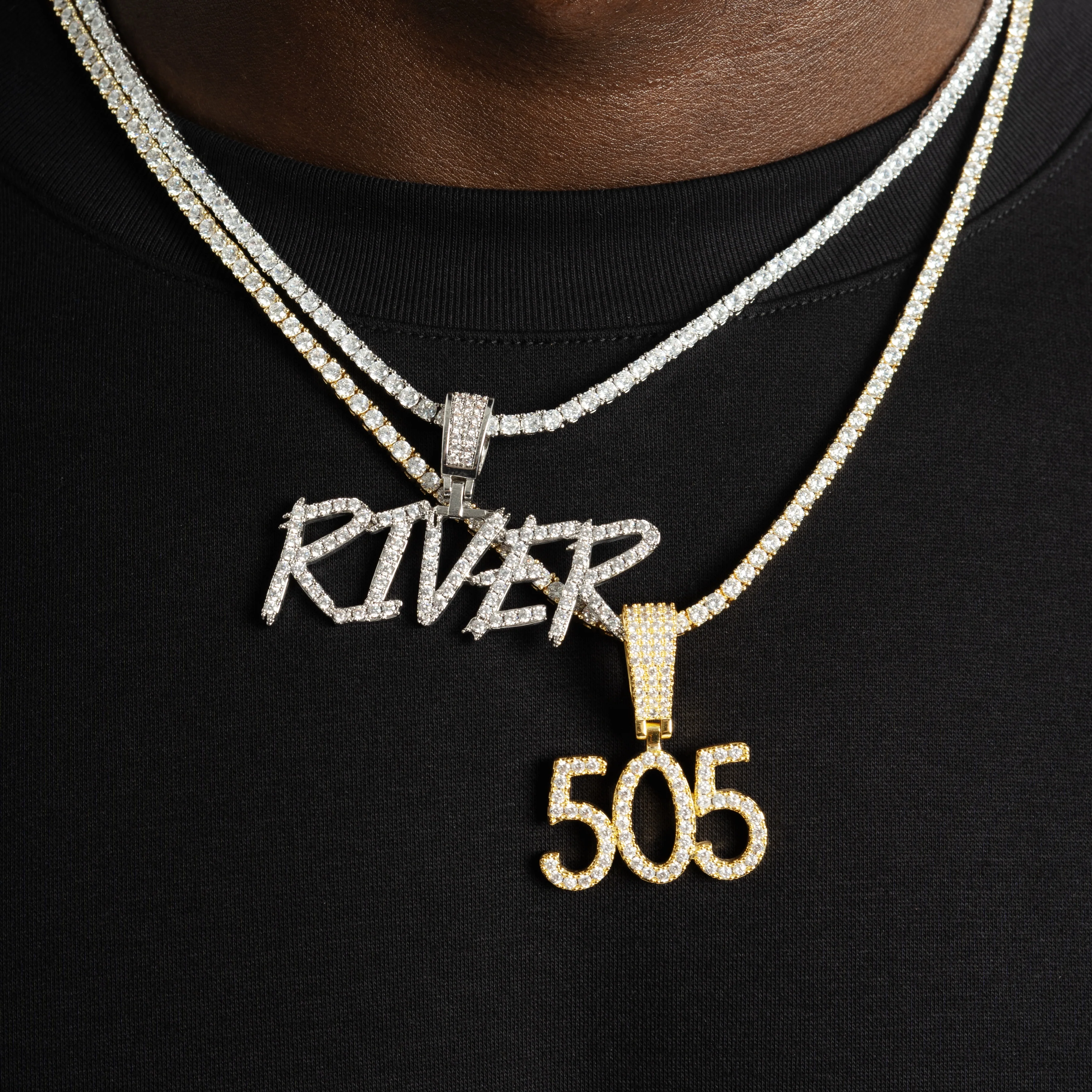 Brush Font Custom Pendant - Image 3