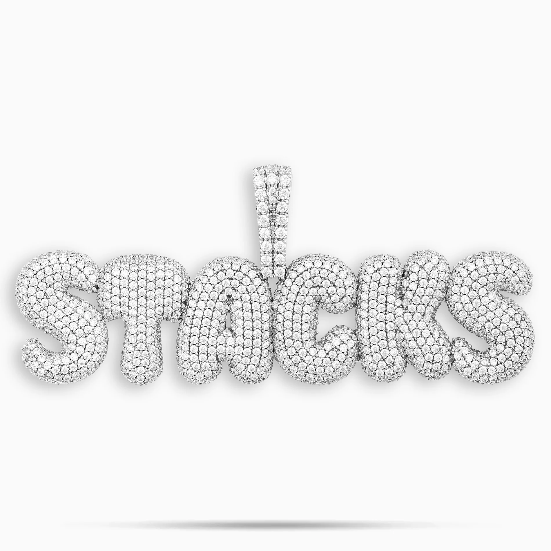 Bubble Letter Custom Pendant - Image 3