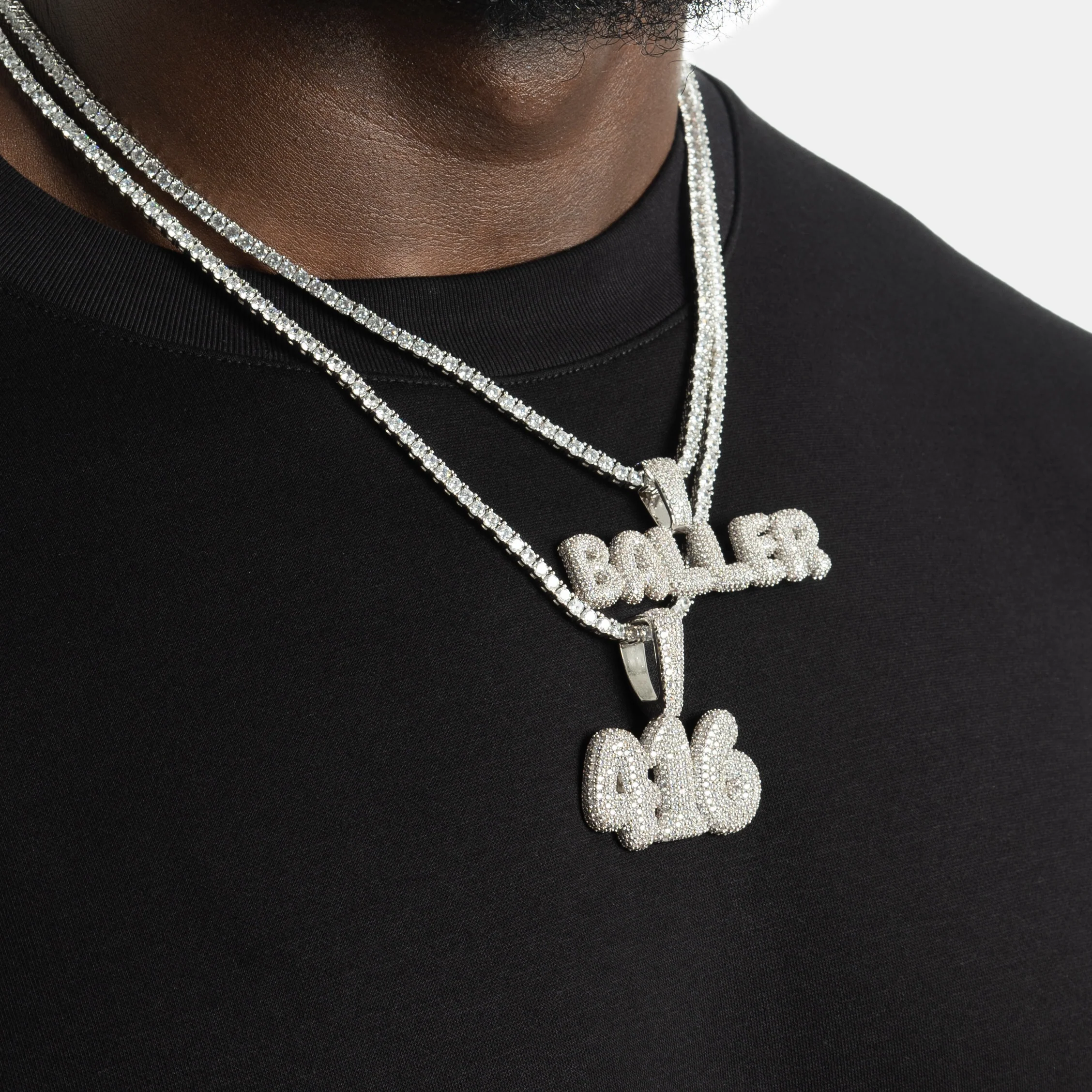 Bubble Letter Custom Pendant - Image 4