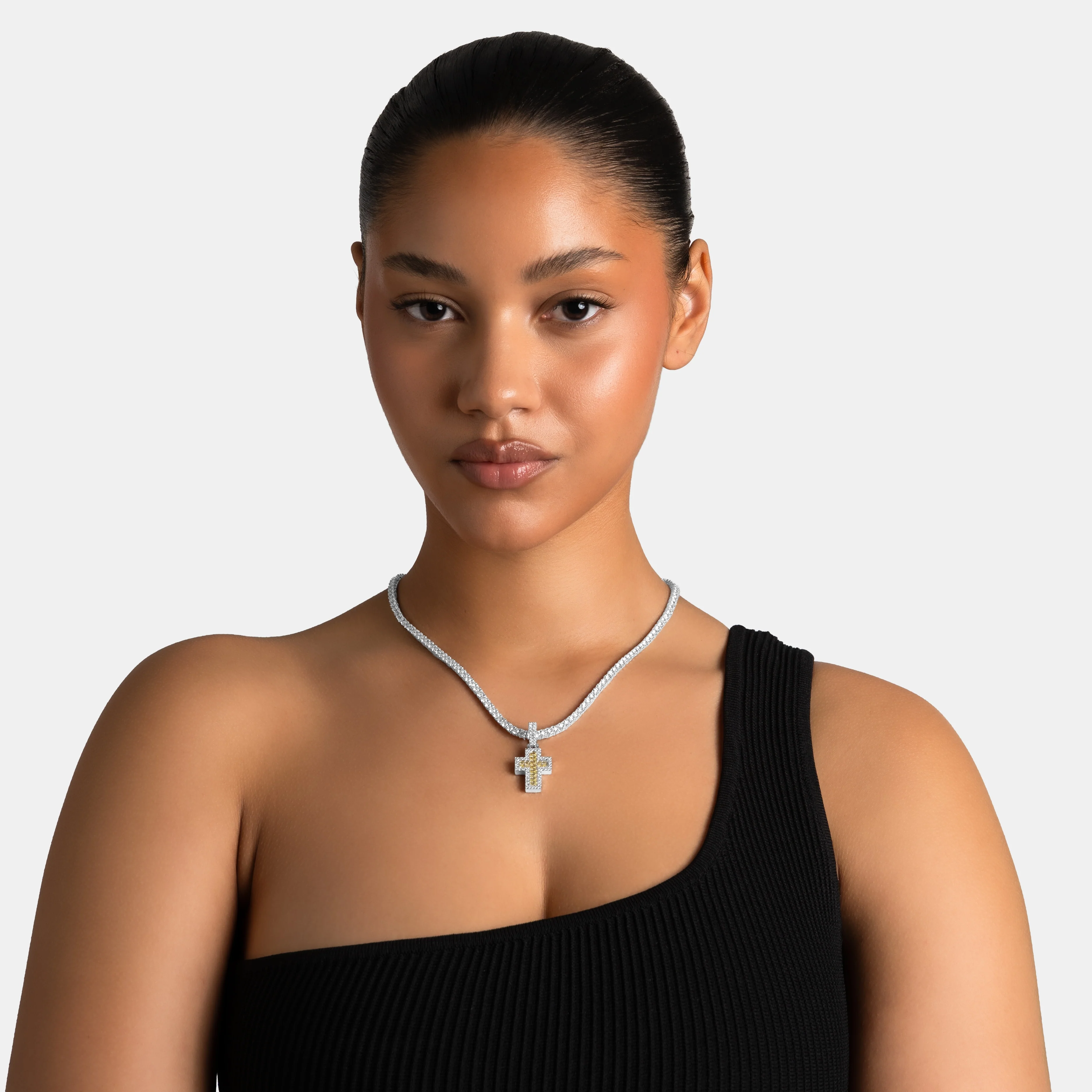 Canary Archer Cross Pendant - Image 3