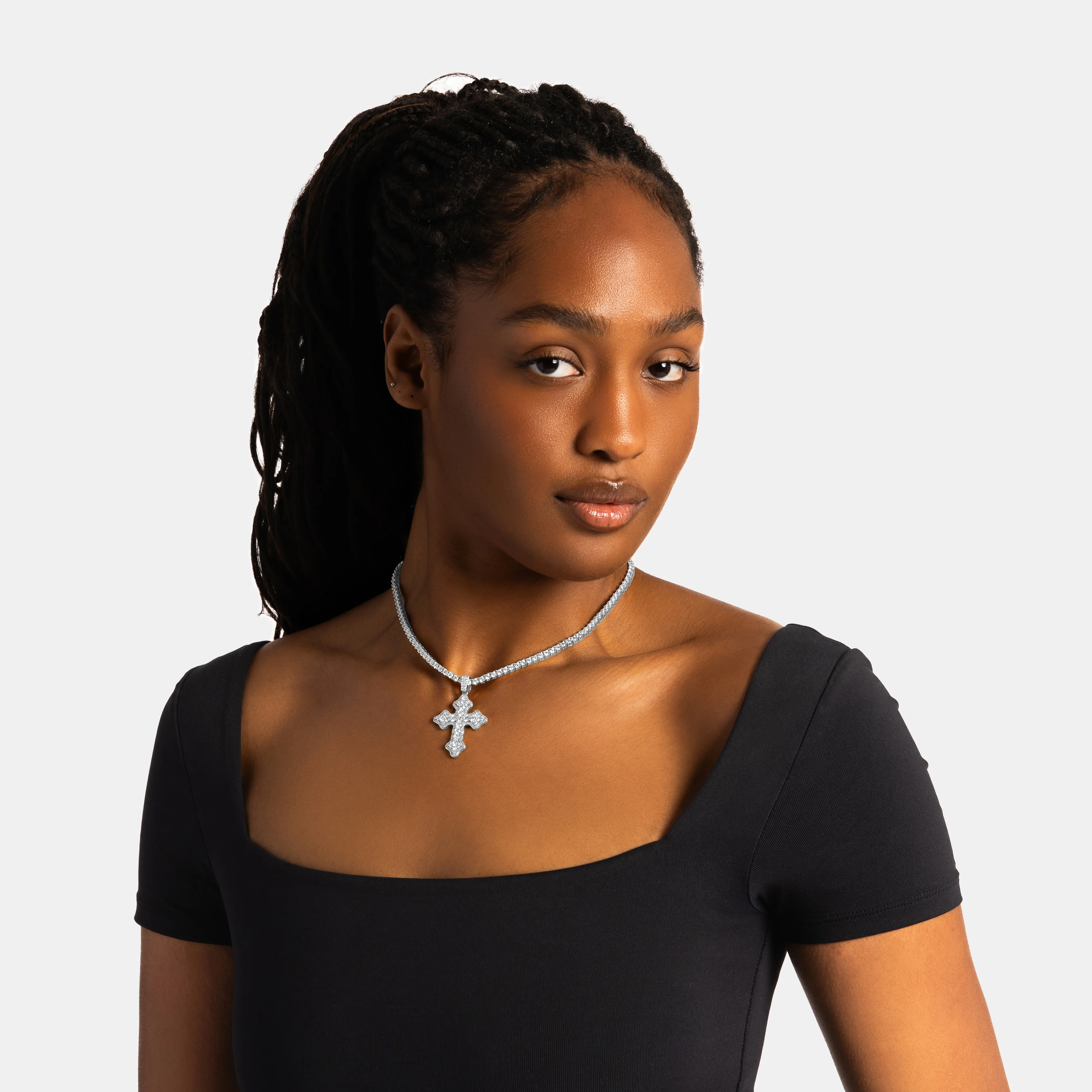 Clustered Cross Pendant - Image 3