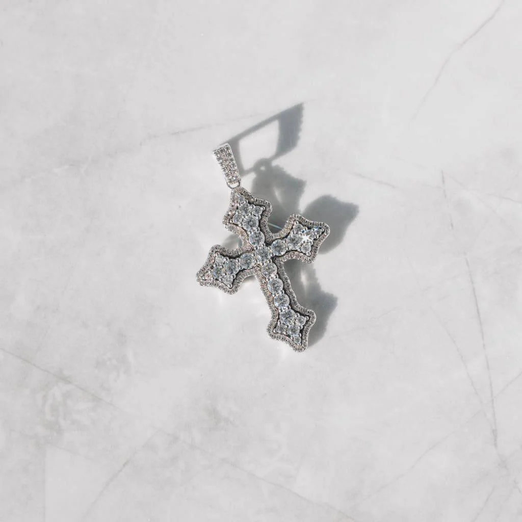 Cluster Micro Cross Pendant - Image 3