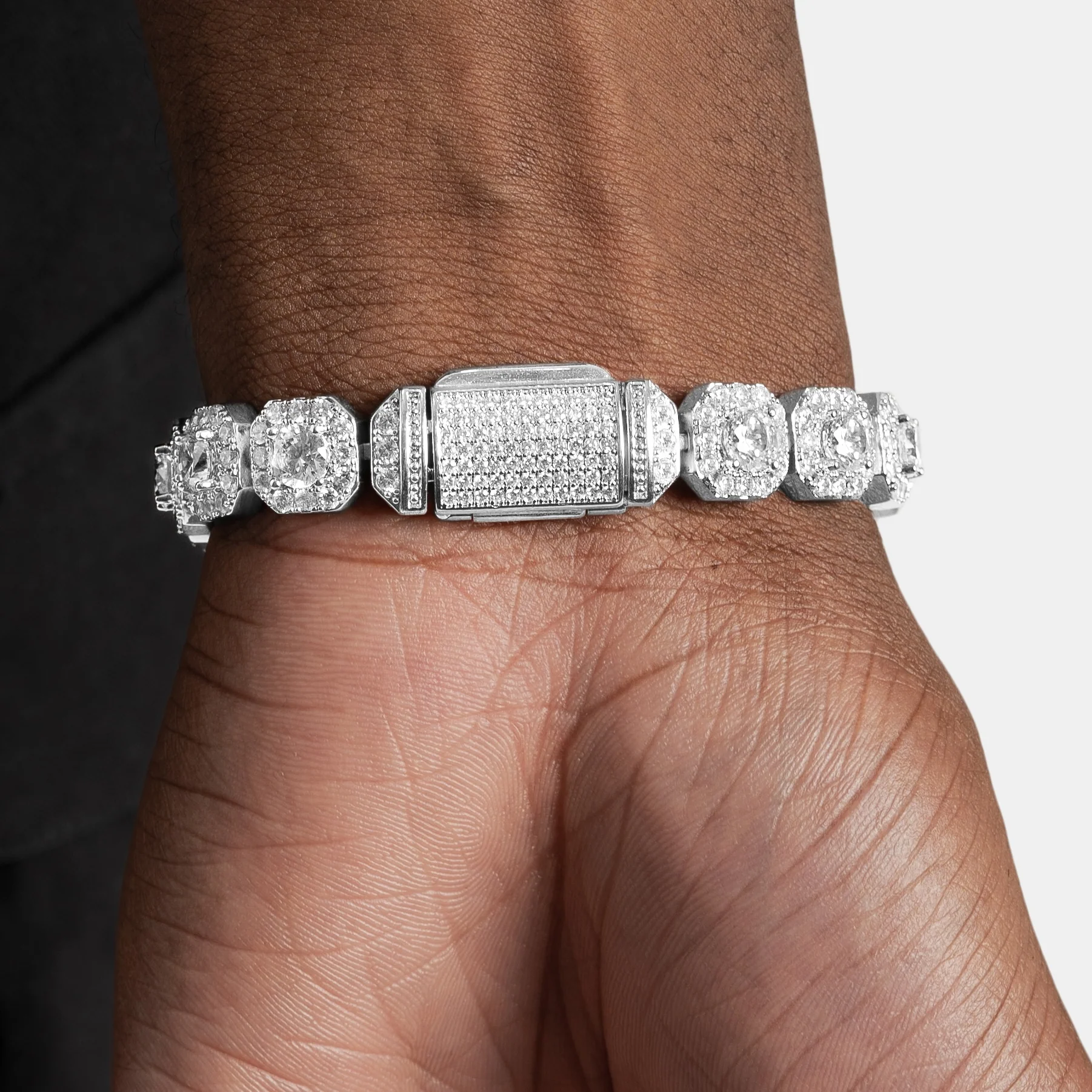 Cluster Tennis Bracelet - Image 4