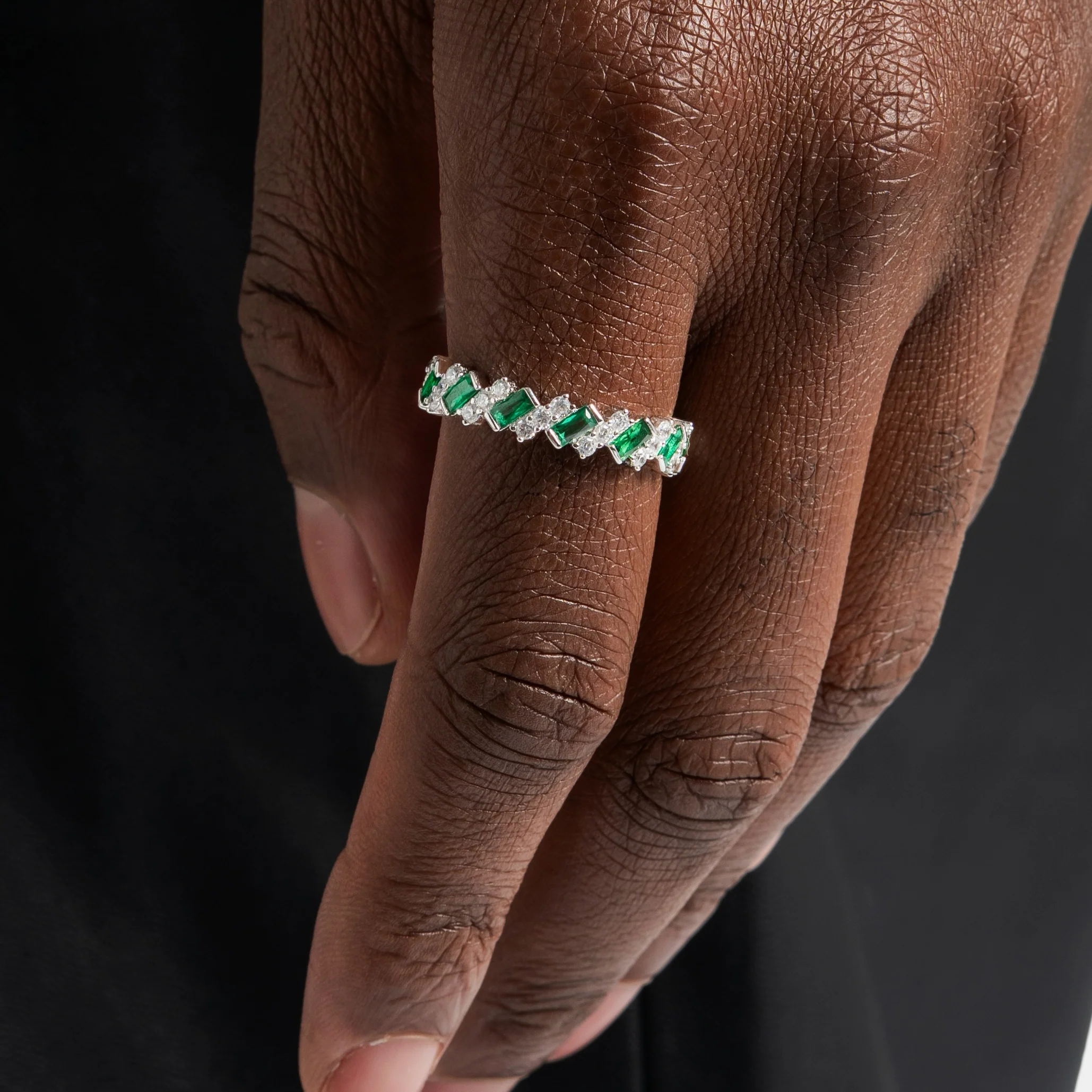 Emerald Green Ice Ring - Image 3
