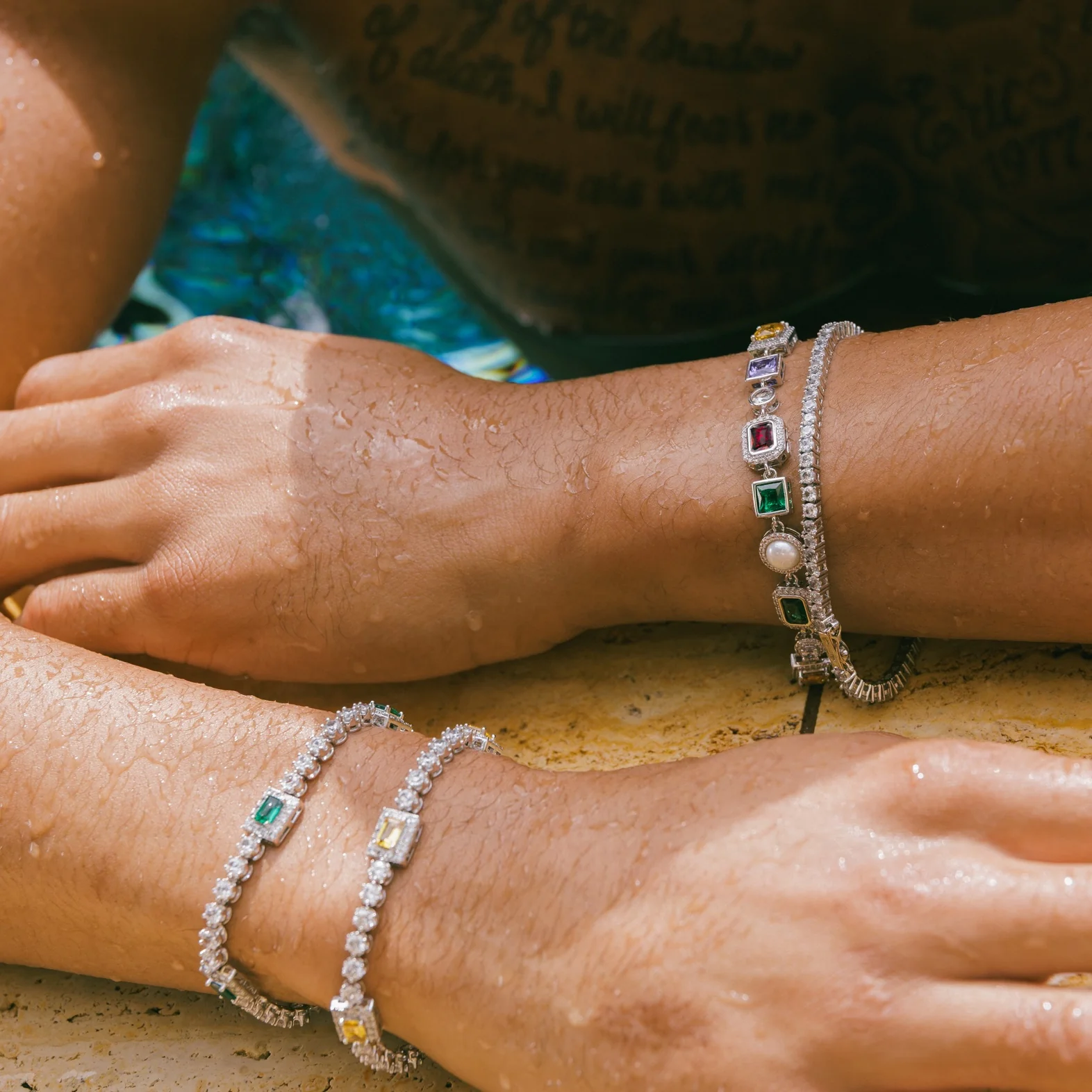 Multi Gemstone Bracelet - Image 5