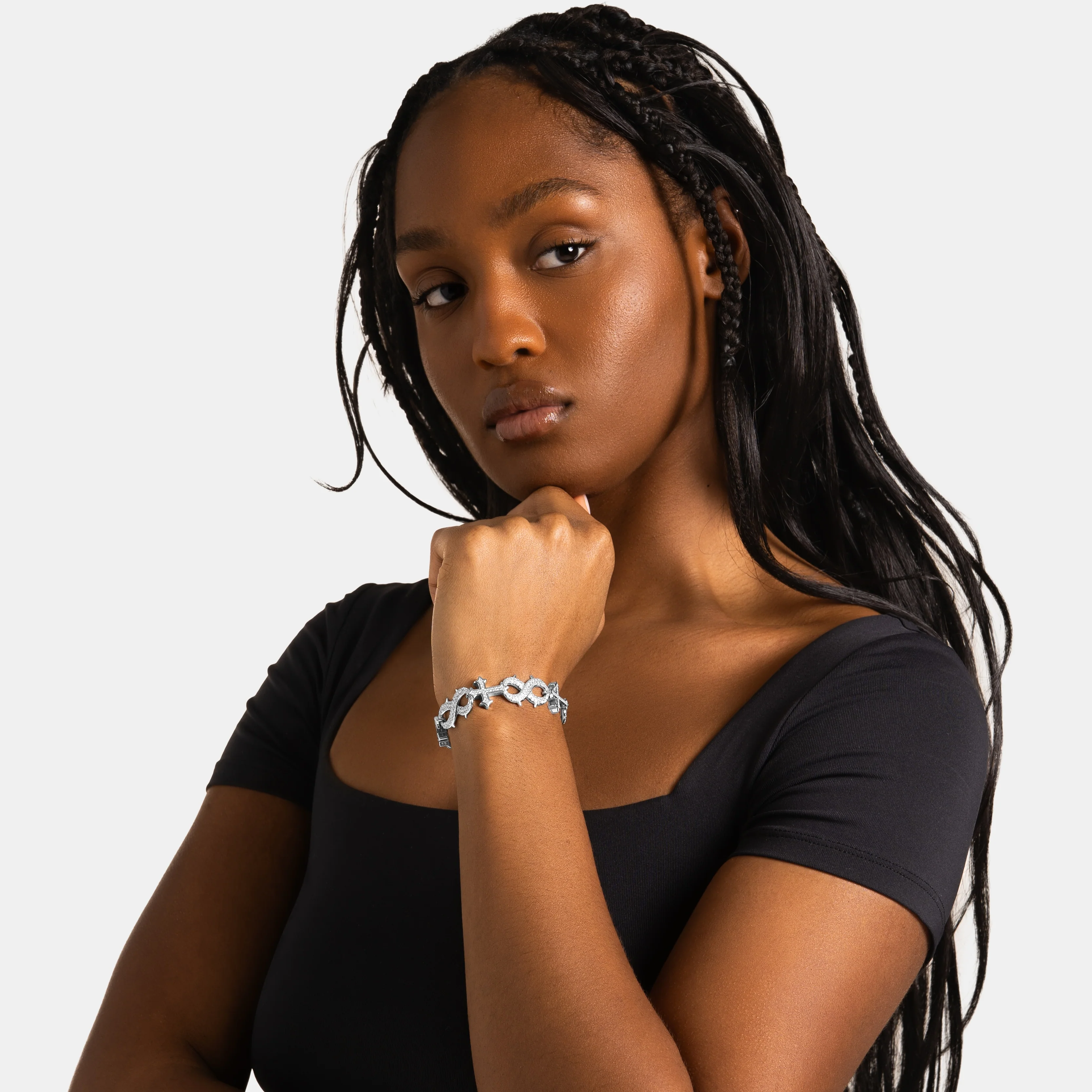 Eternal Cross Link Bracelet - Image 3