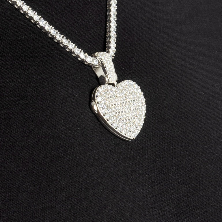 Heart Locket Custom Picture Pendant - Image 4