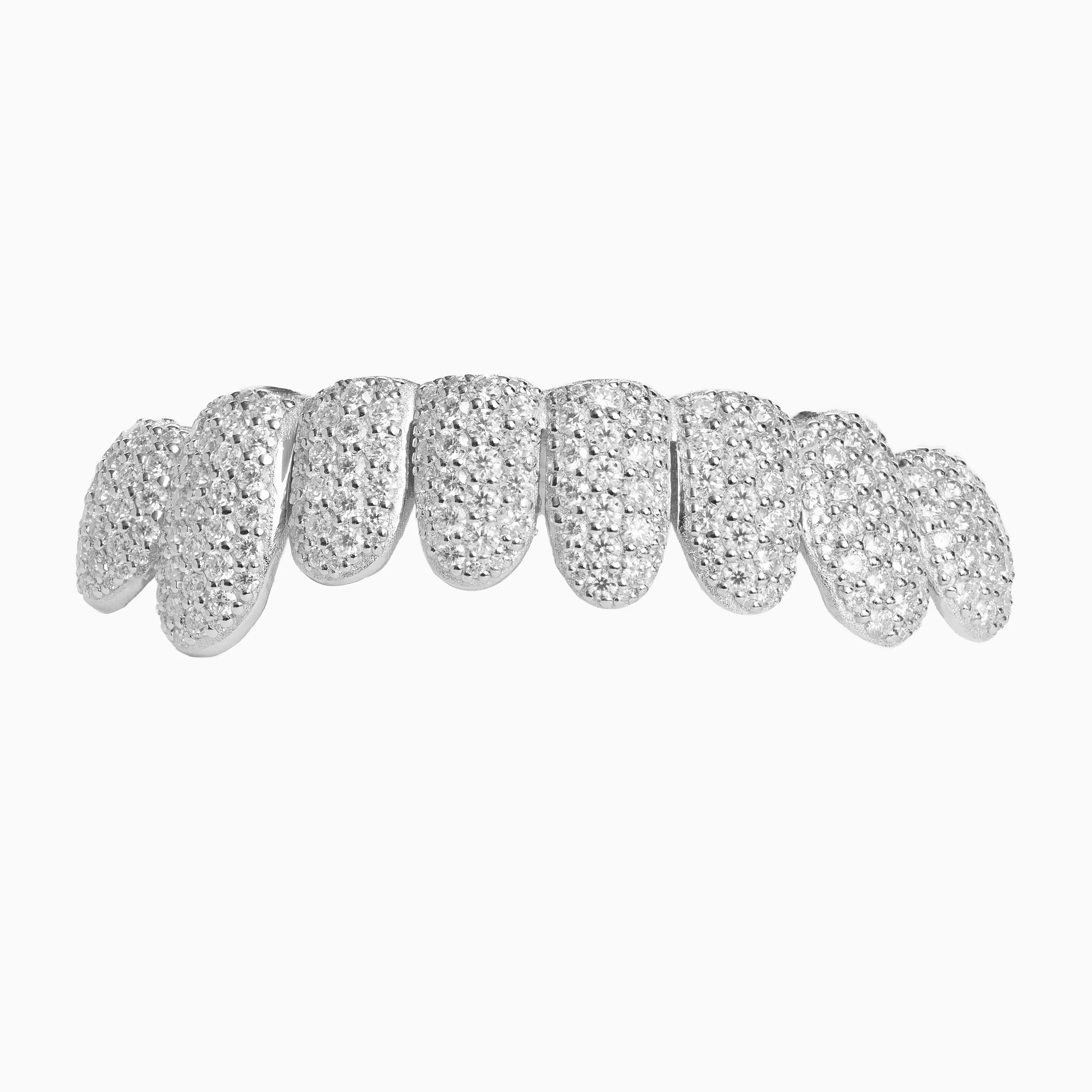 Iced Honeycomb Moissanite Grillz - Image 3