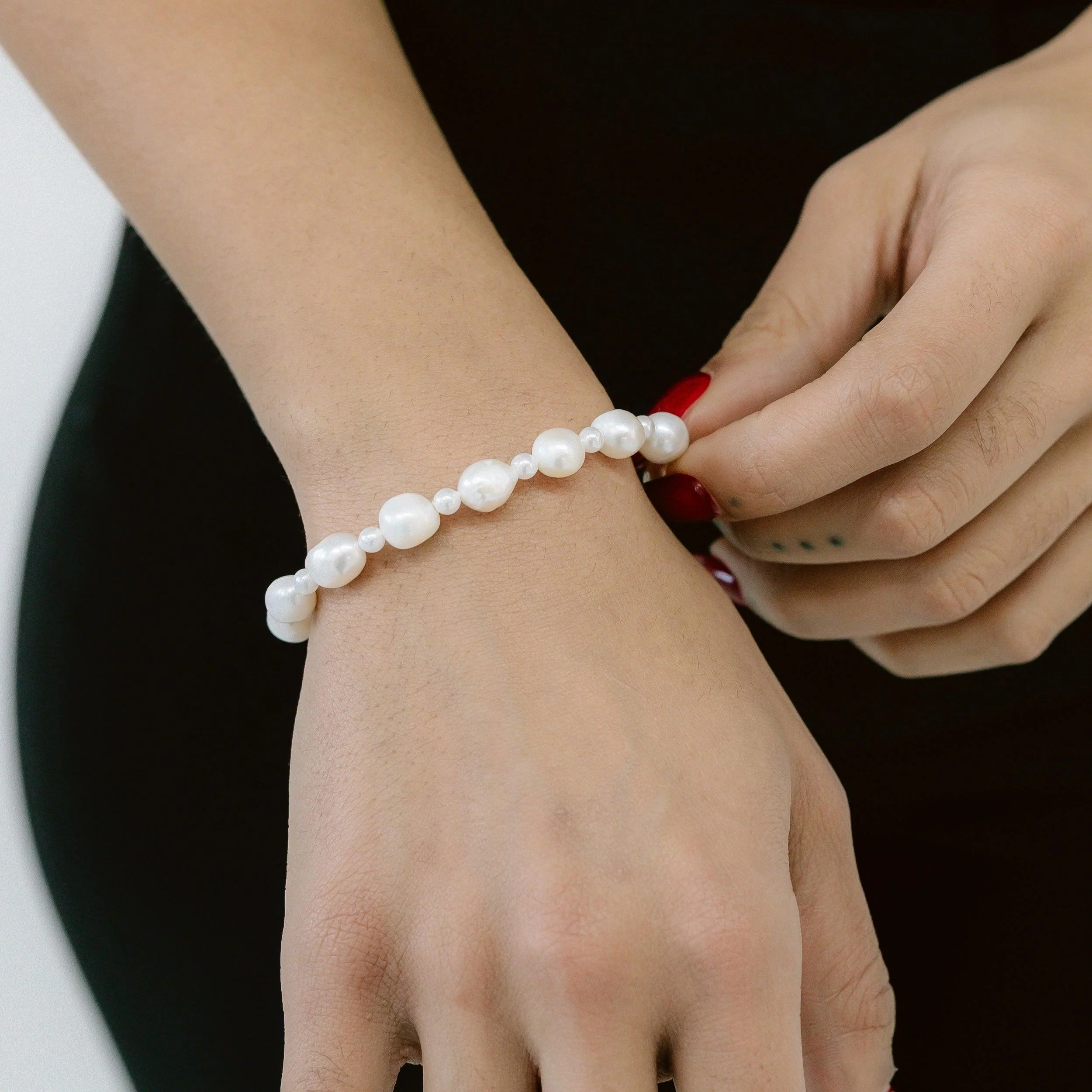 Mixed Freshwater Pearl Bracelet - Image 4