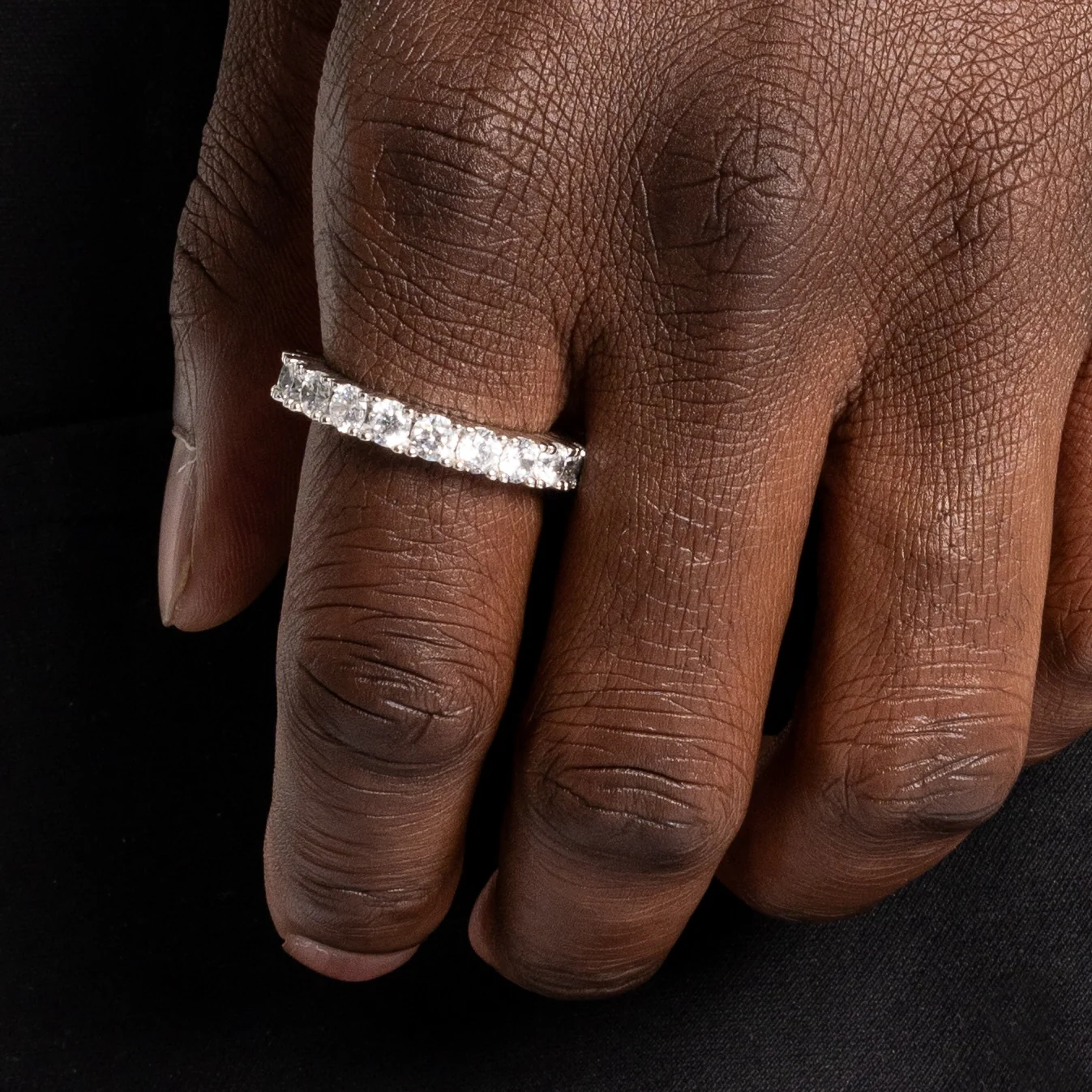 Moissanite Tennis Ring