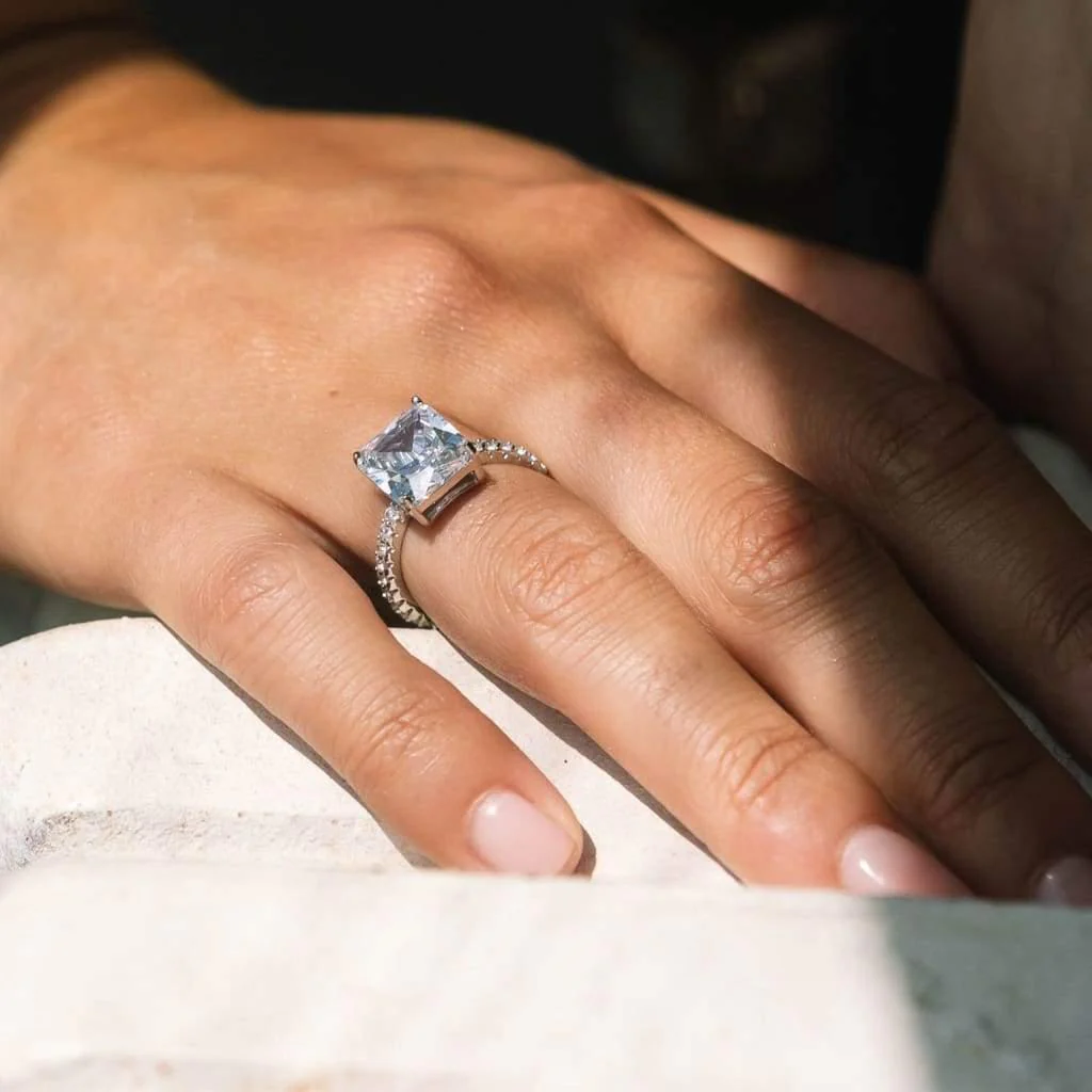 Radiant Cut Ring - Image 6