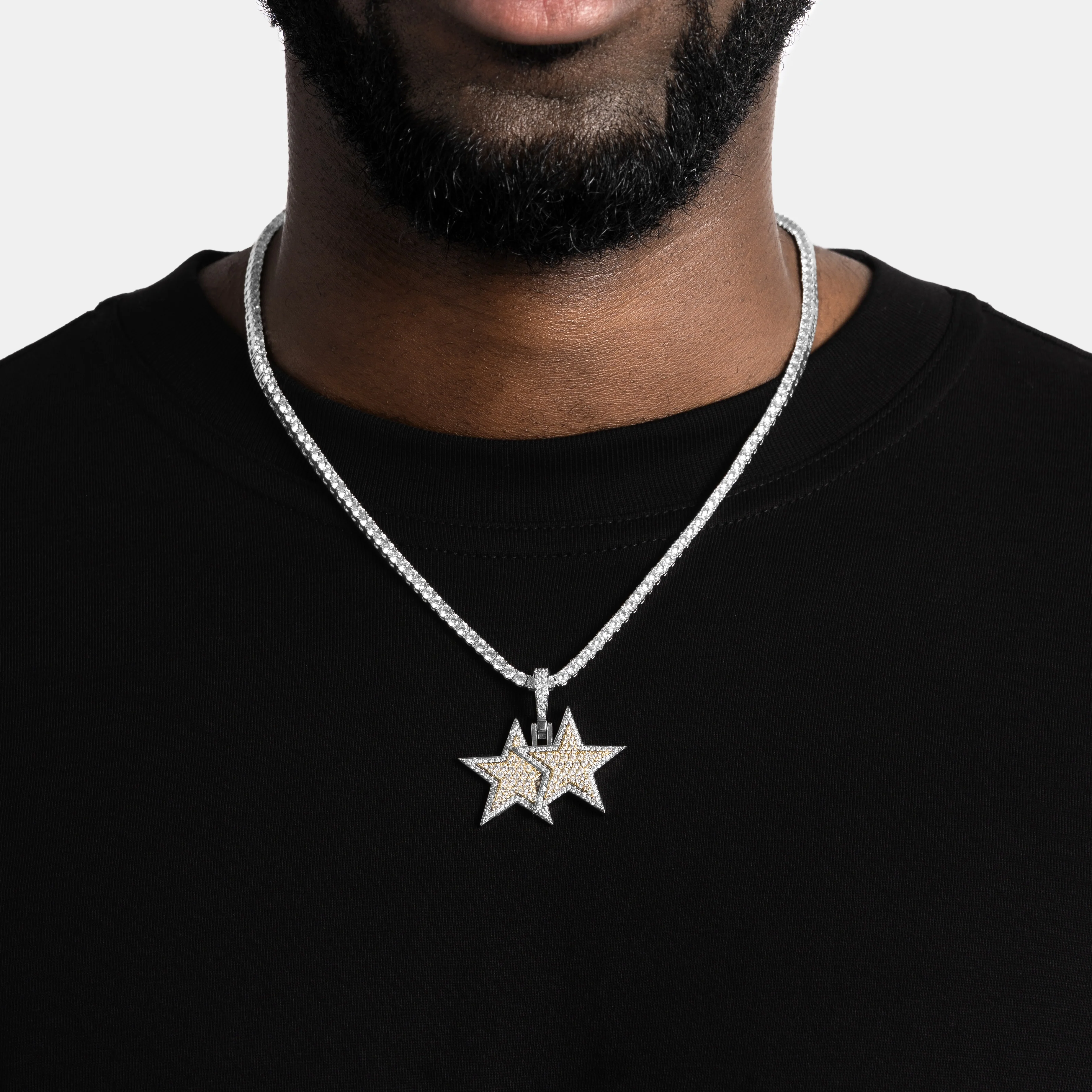 Stacked Star Pendant - Image 4