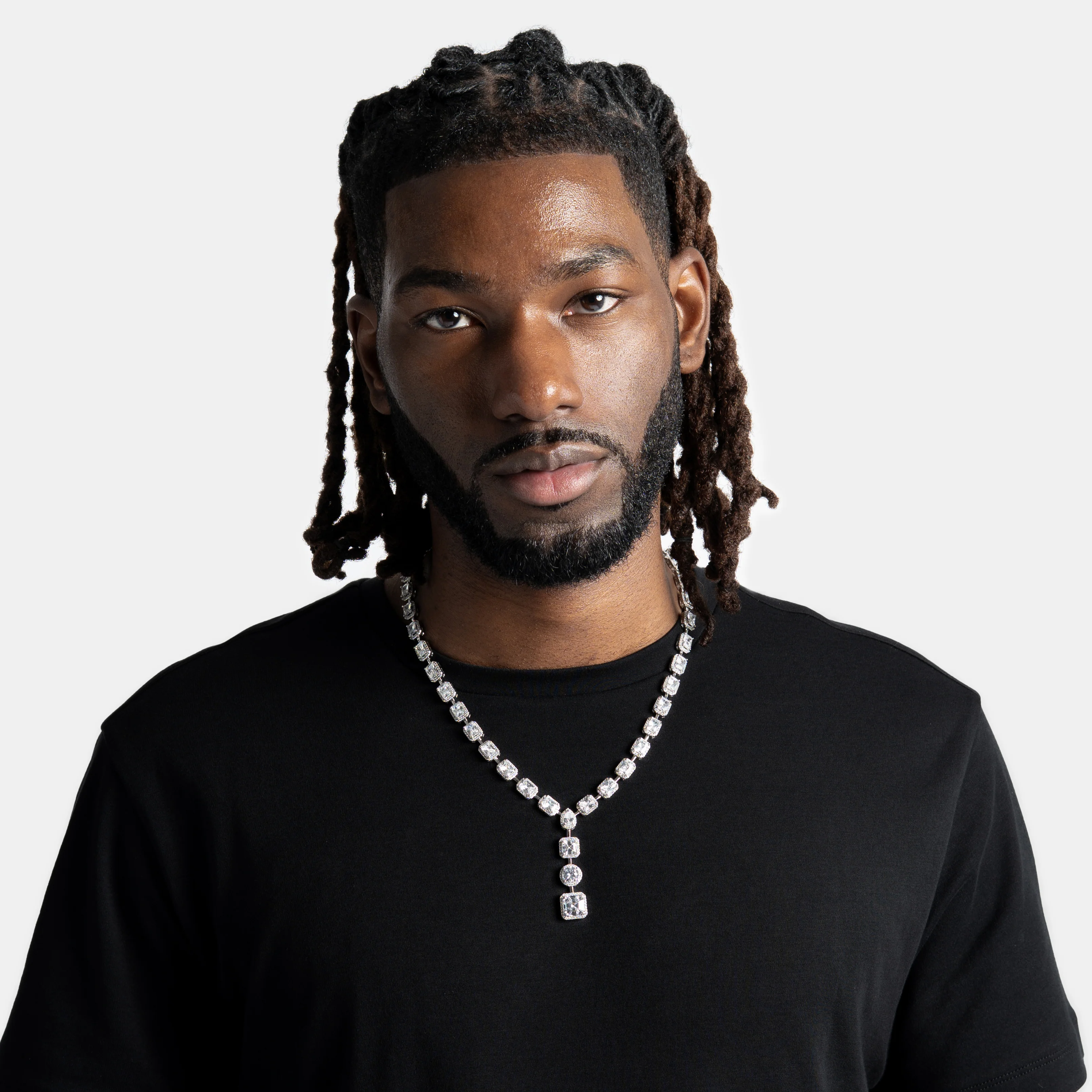 Teardrop Lariat Tennis Chain - Image 6
